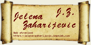 Jelena Zaharijević vizit kartica